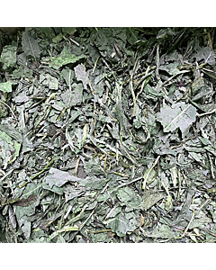 Löwenzahnblätter grob geschnitten